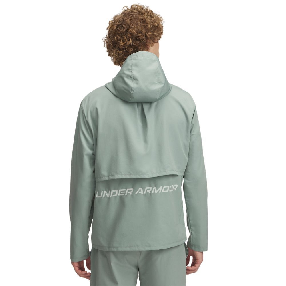 Jaqueta de Corrida Under Armour Launch Masculina Verde 2