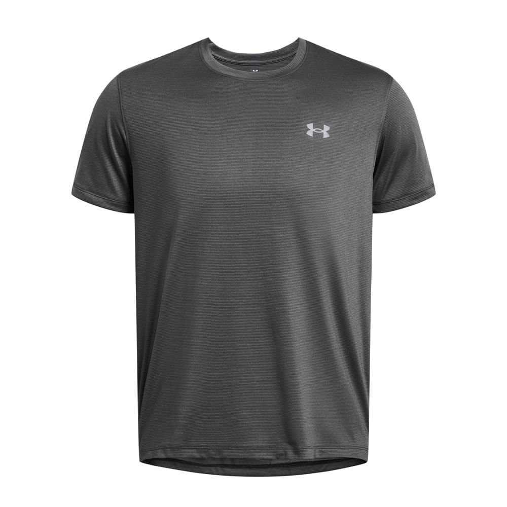 Camiseta de Corrida Under Armour Launch Masculina Cinza 4
