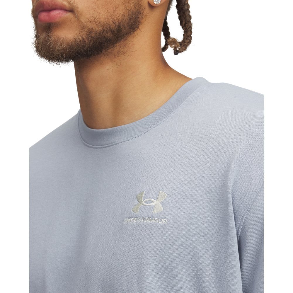 Camiseta de Treino Under Armour Heavyweight Masculina Cinza 3