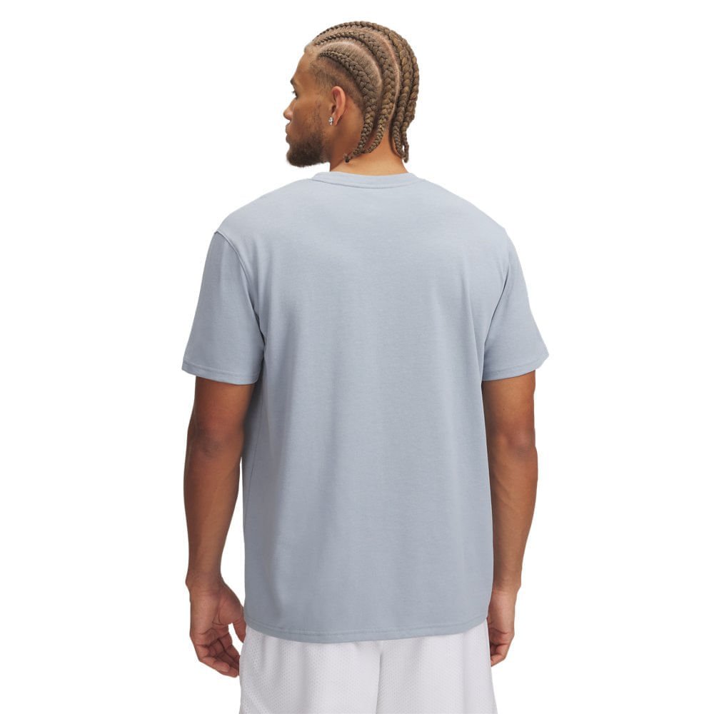 Camiseta de Treino Under Armour Heavyweight Masculina Cinza 2