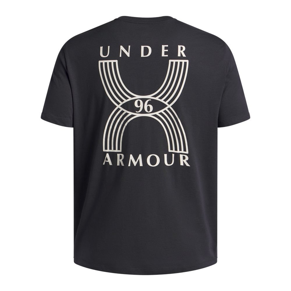 Camiseta de Corrida Under Armour Run 96 Masculina Preto 2