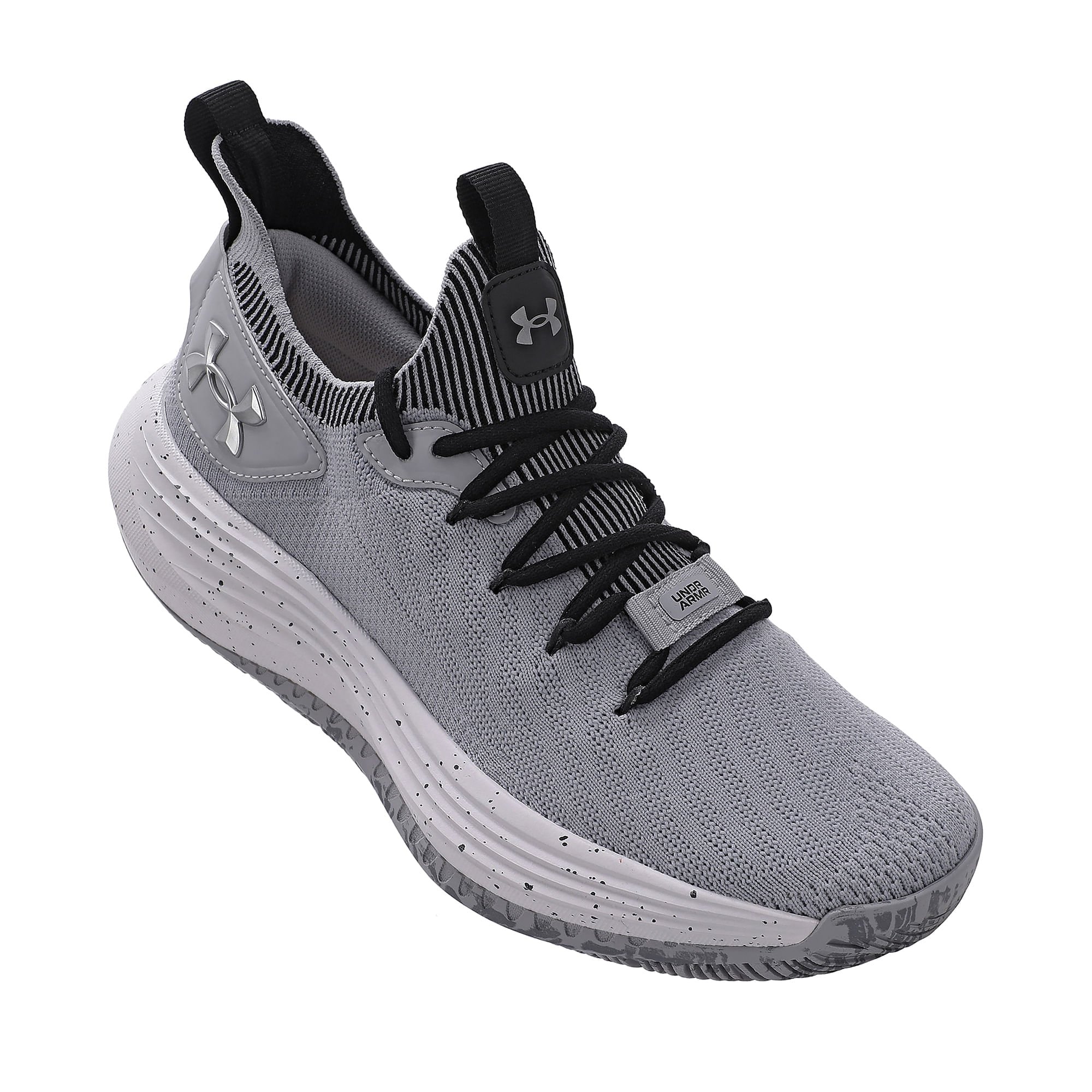 Tênis de Basquete Under Armour Hooper Masculino Cinza 2