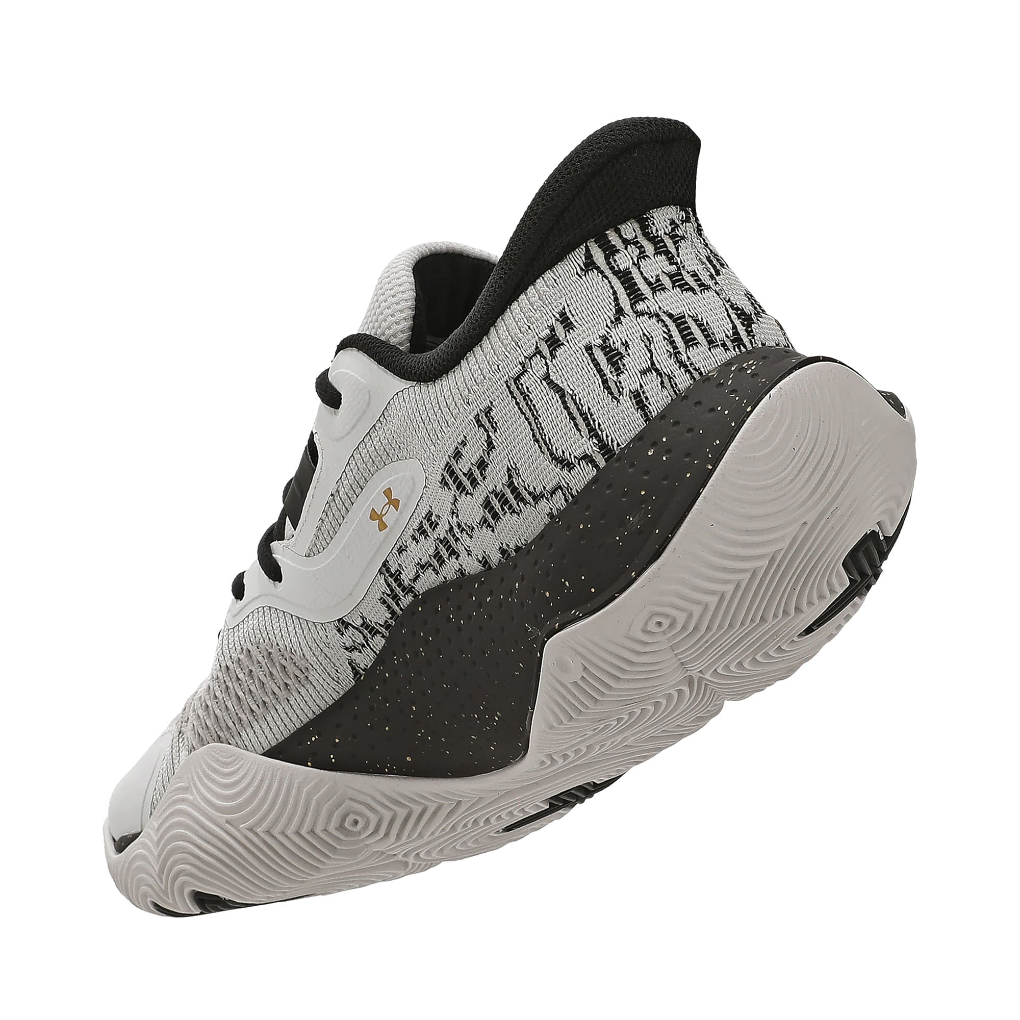 Tênis de Basquete Under Armour Dime Masculino Cinza 5
