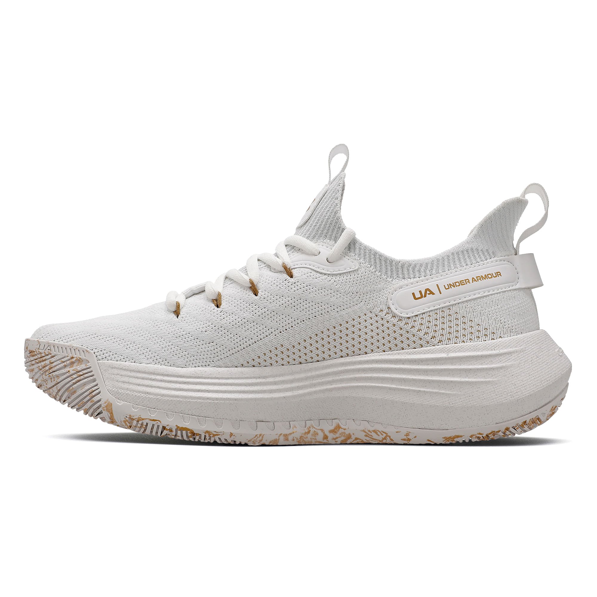 Tênis de Basquete Under Armour Hooper Masculino Branco 4