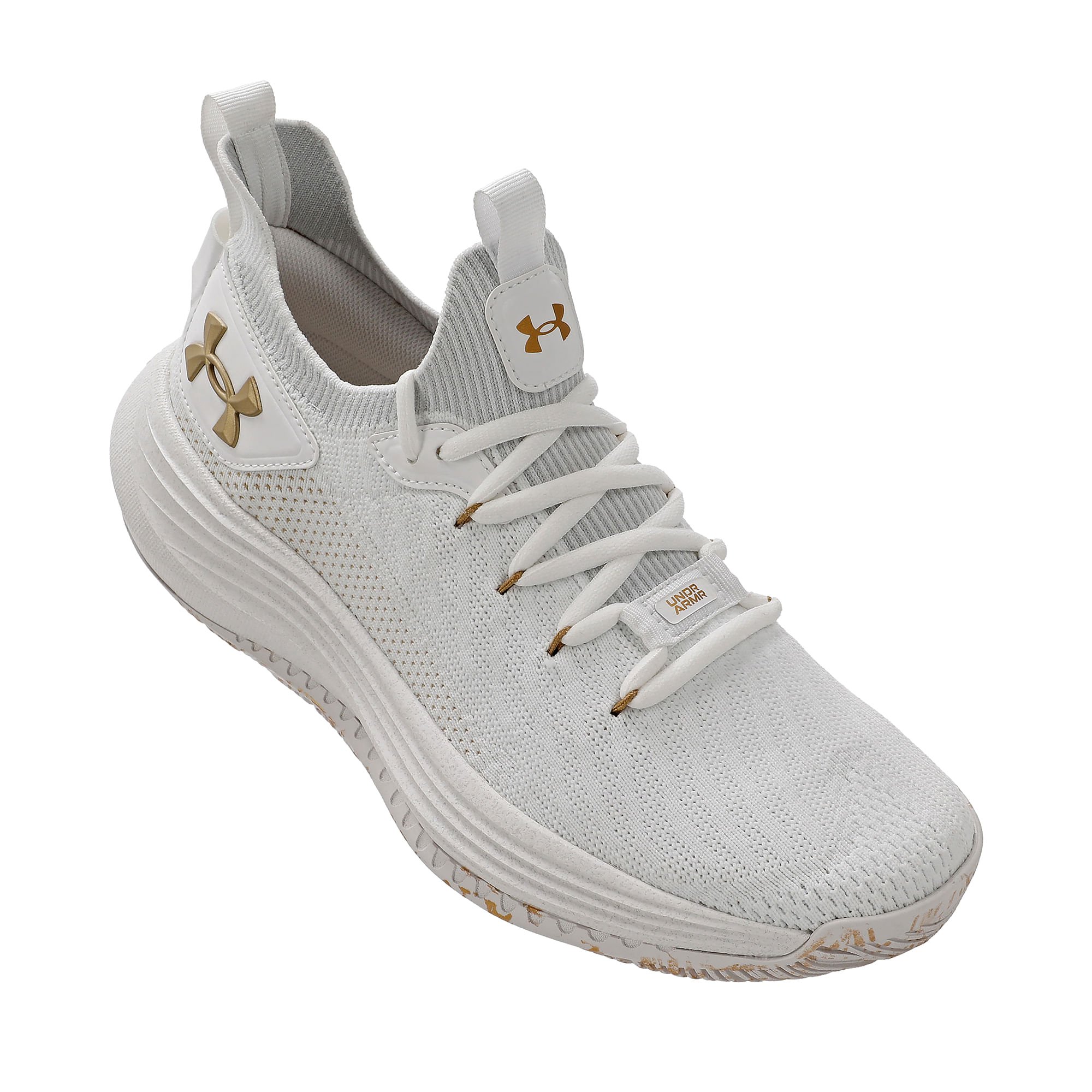 Tênis de Basquete Under Armour Hooper Masculino Branco 2