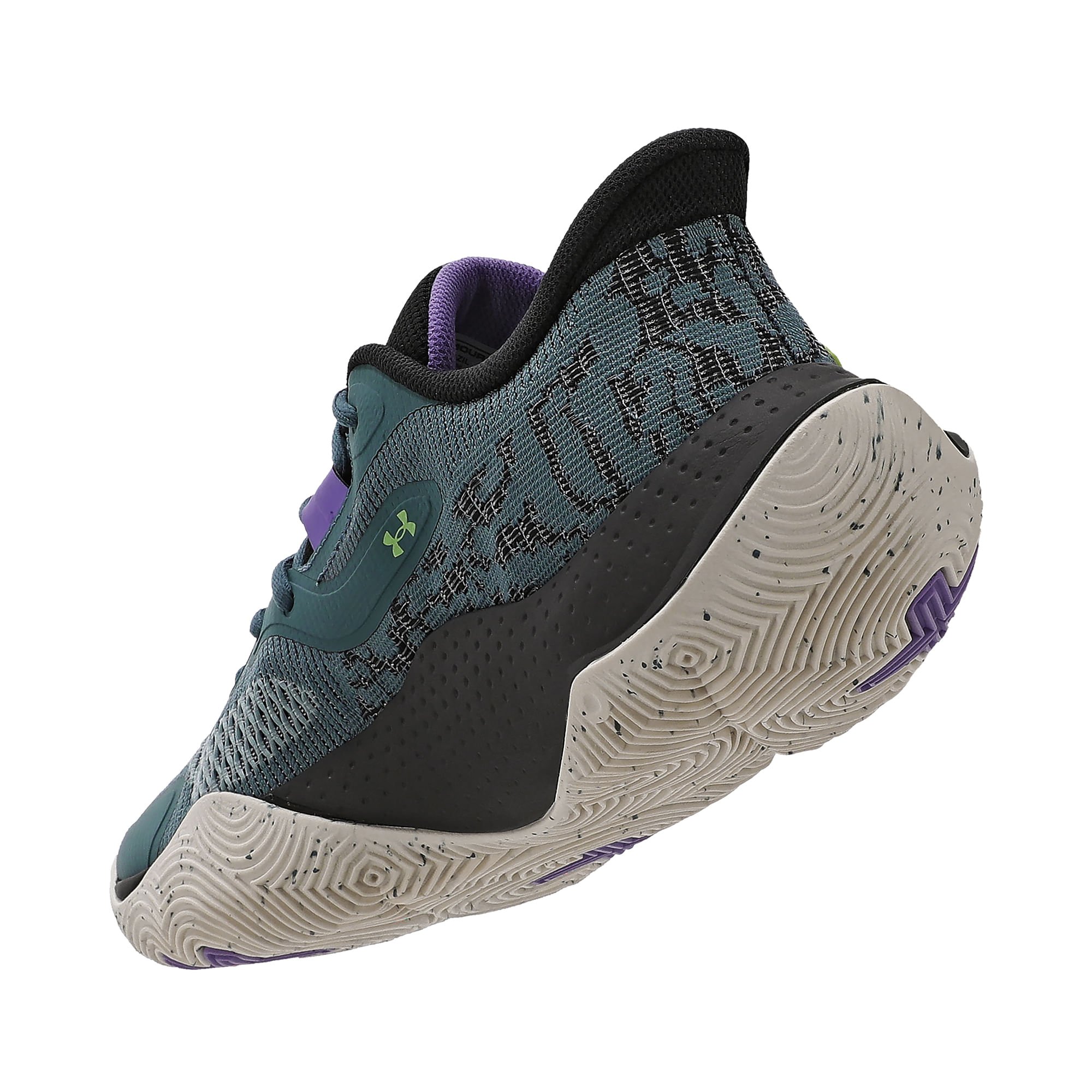 Tênis de Basquete Under Armour Dime Masculino Verde 5