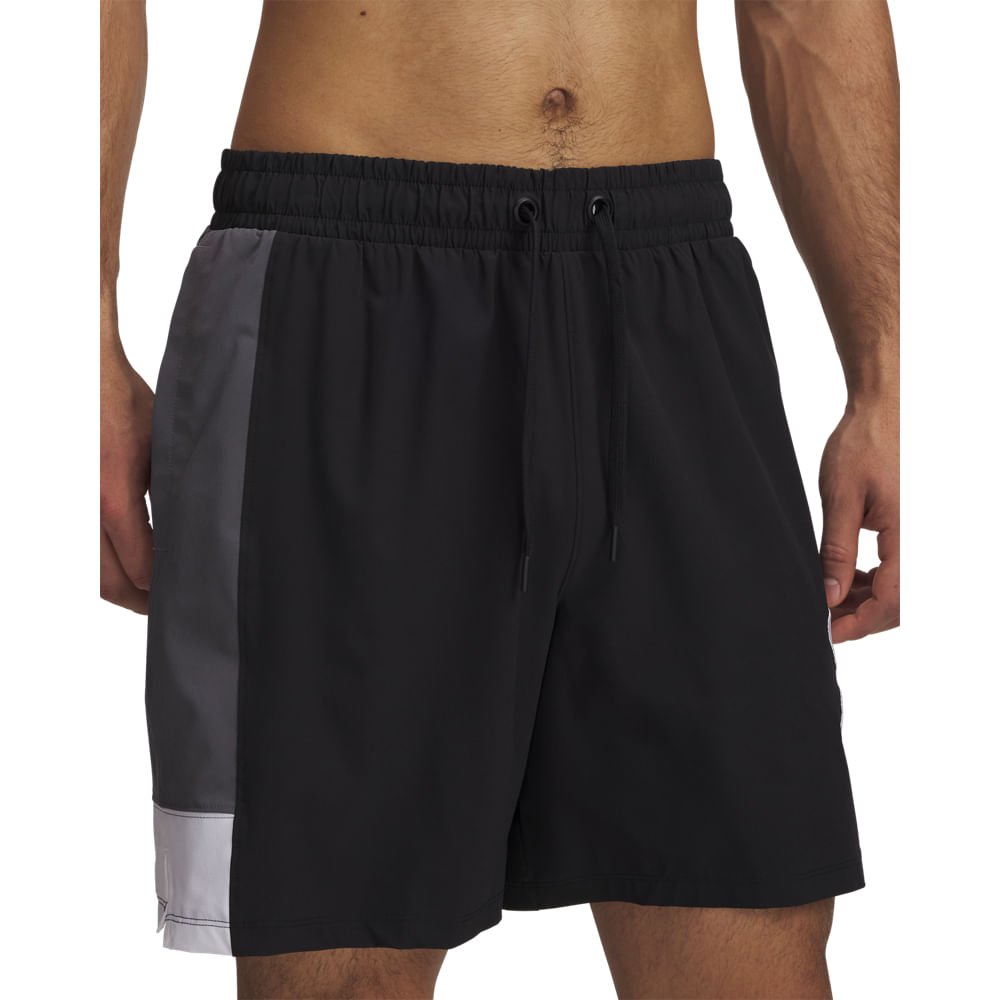 Shorts de Basquete Under Armour Zone Woven Masculino Preto 3
