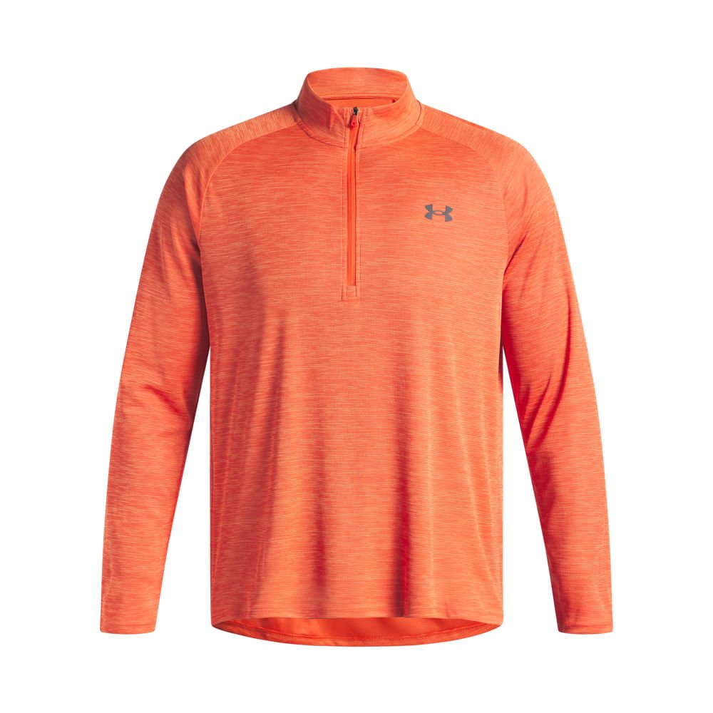 Blusa de Treino Under Armour Tech Textured Masculina Laranja 3