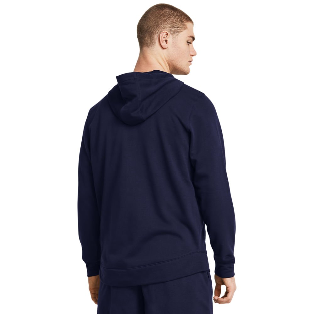 Moletom Sporstyle Under Armour Rival Terry Masculino Azul 2