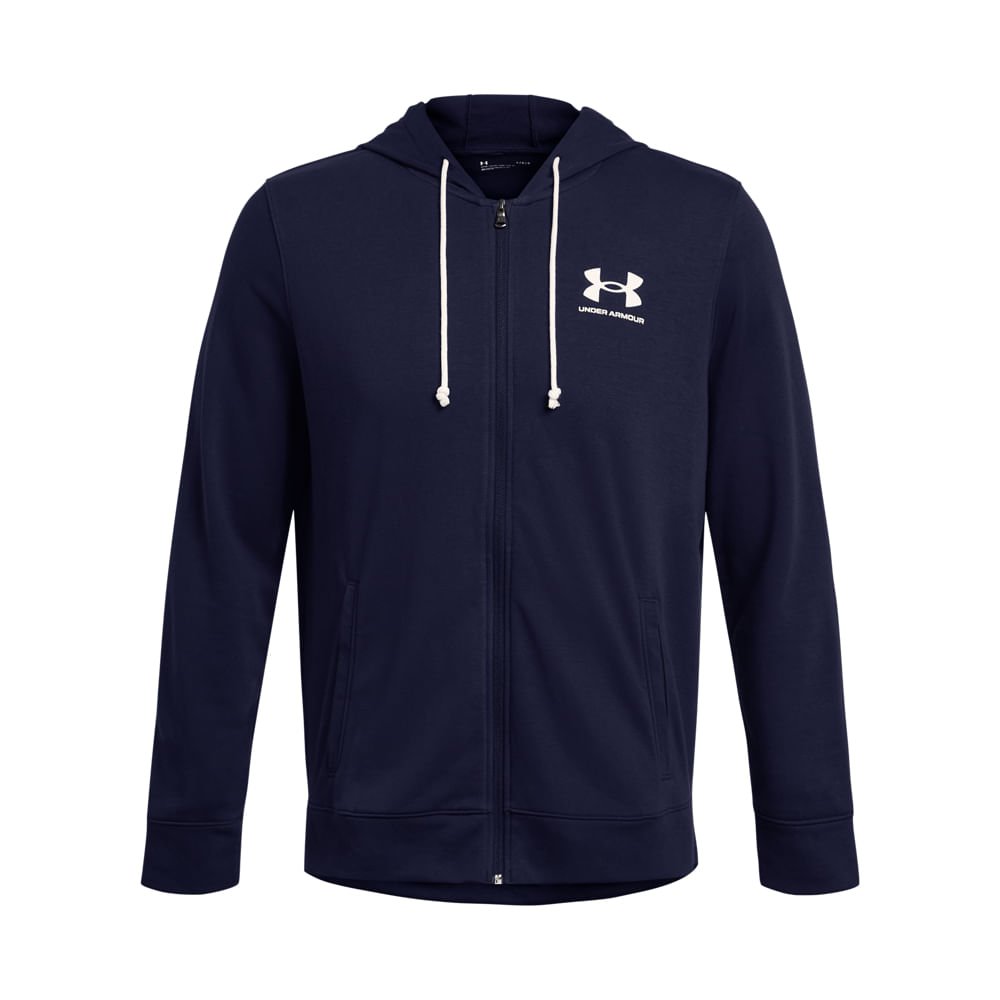 Moletom Sporstyle Under Armour Rival Terry Masculino Azul 3