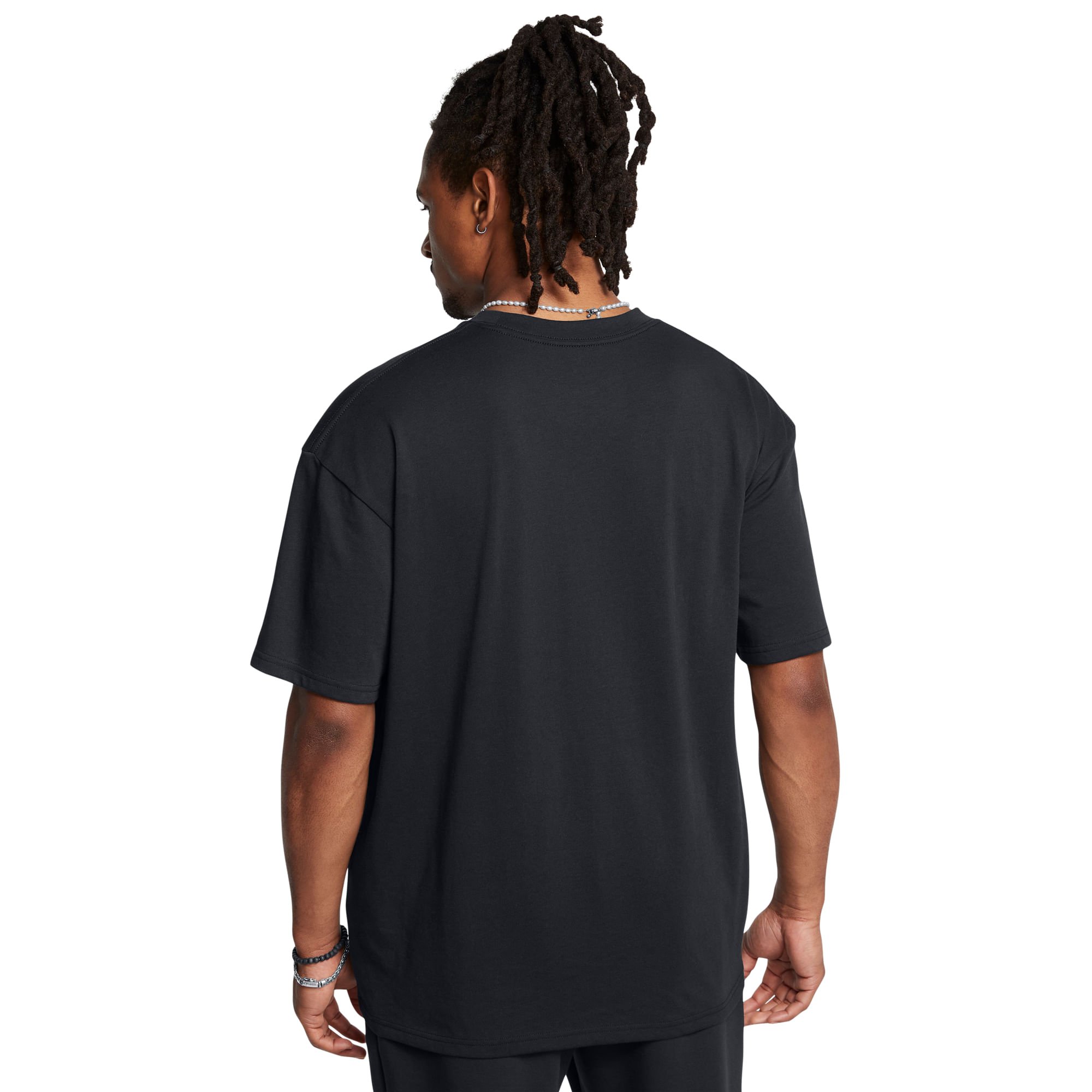 Camiseta Sportstyle Under Armour Heavyweight Oversized Masculina Preto 2