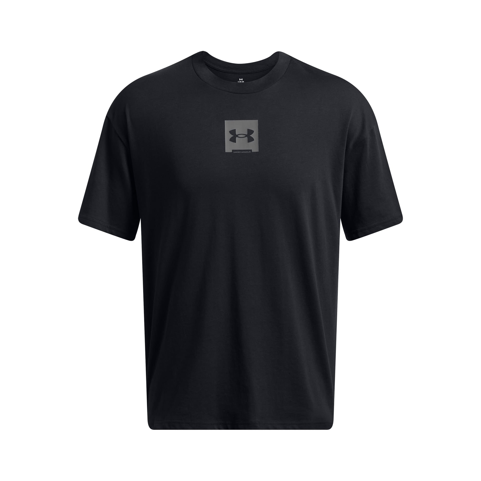 Camiseta Sportstyle Under Armour Heavyweight Oversized Masculina Preto 3