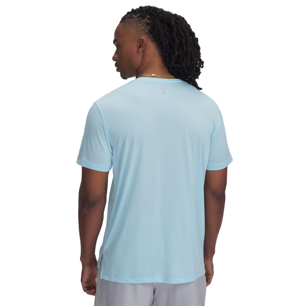 Camiseta de Corrida Under Armour Launch Masculina Azul 2