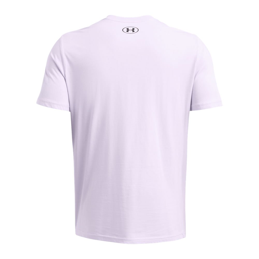 Camiseta de Treino Masculina Under Armour Sportstyle Left Chest Roxo 4