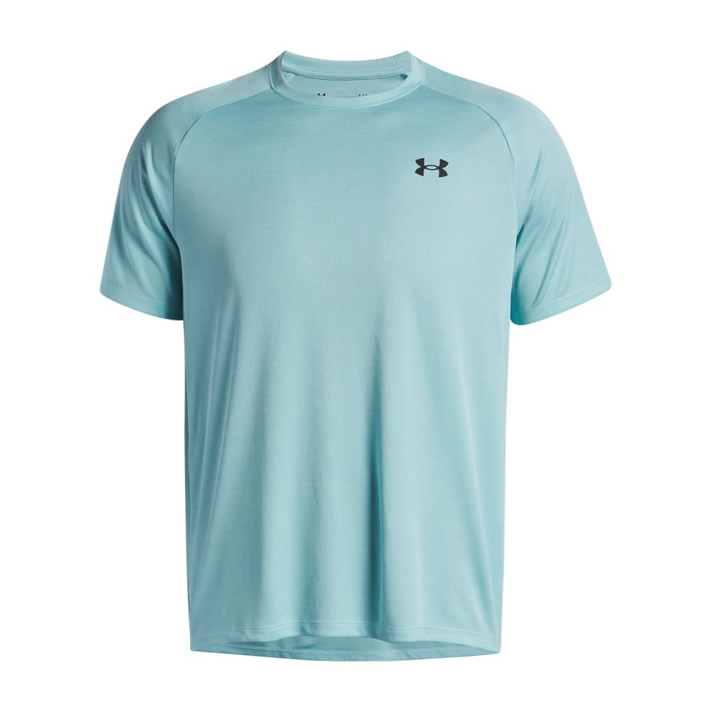 Camiseta de Treino Under Armour Tech Textured Masculino Azul 3