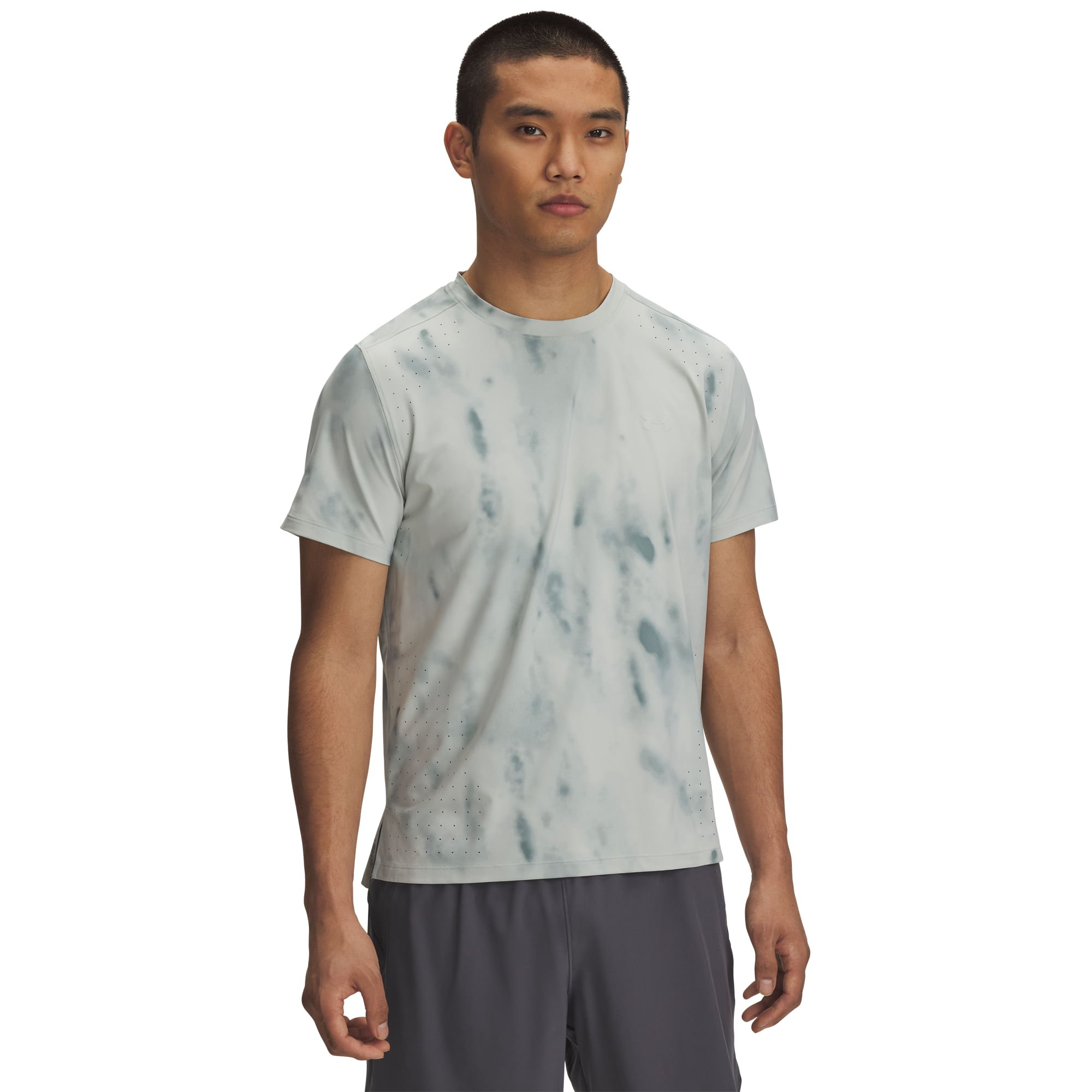 Camiseta de Corrida Under Armour Lunch Elite Masculina Verde 2
