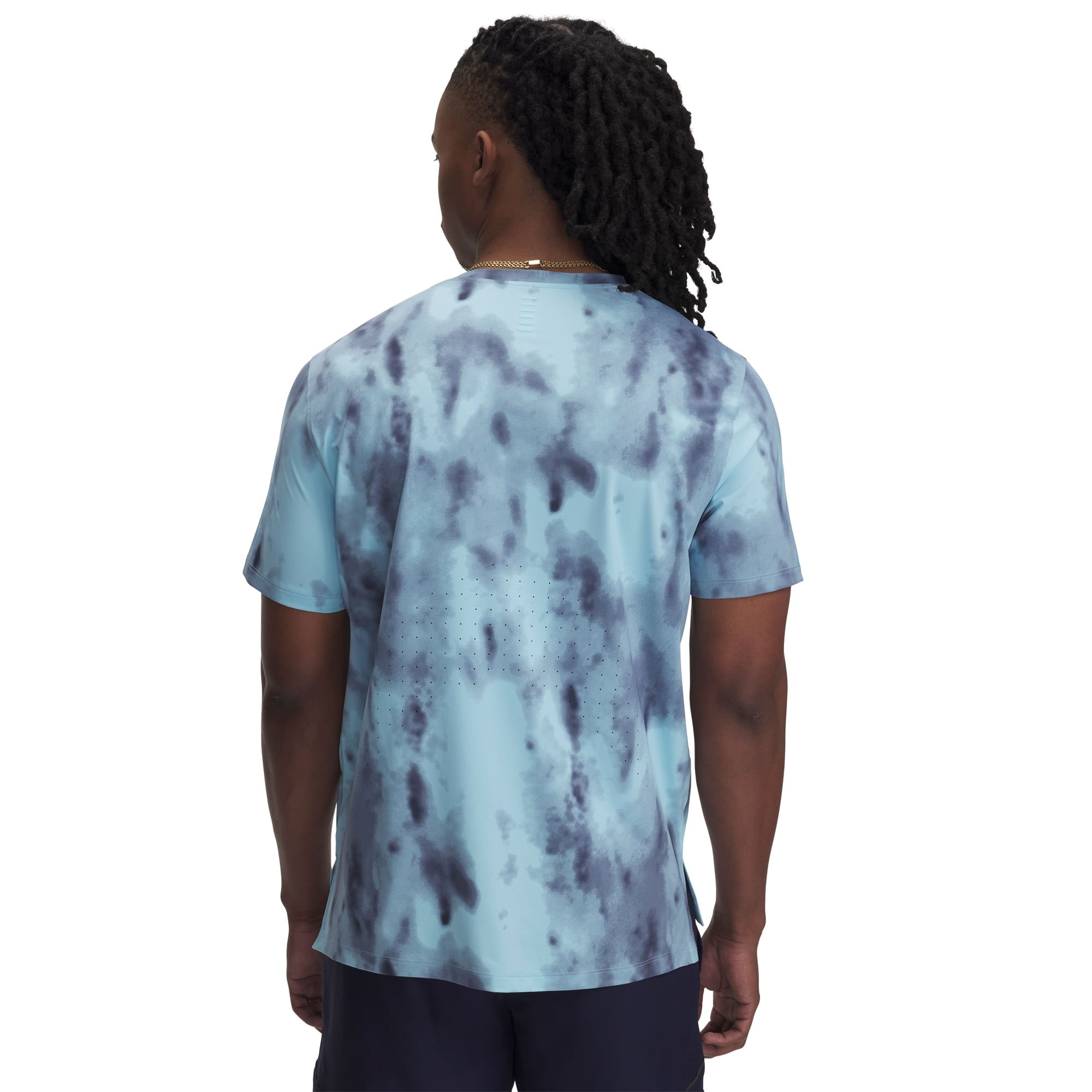 Camiseta de Corrida Under Armour Lunch Elite Masculina Azul 2