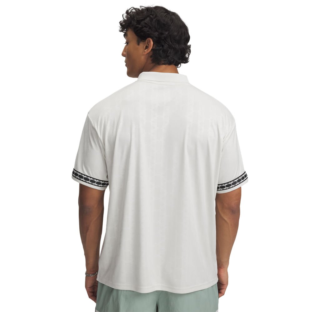 Camiseta Futebol Under Armour 96 Terrace Masculina Branco 3