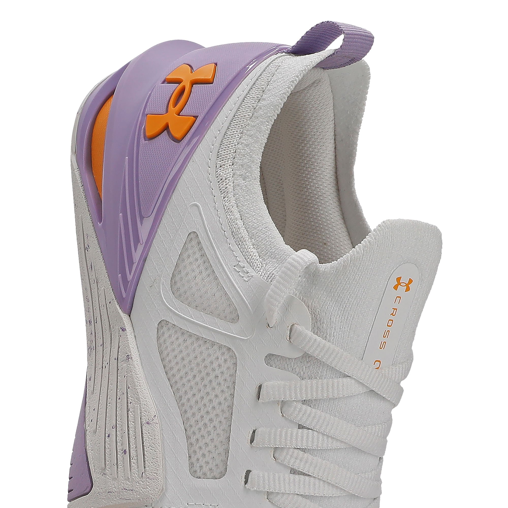Tênis de Treino Under Armour Tribase Cross 2 Branco/Roxo/Laranja 8