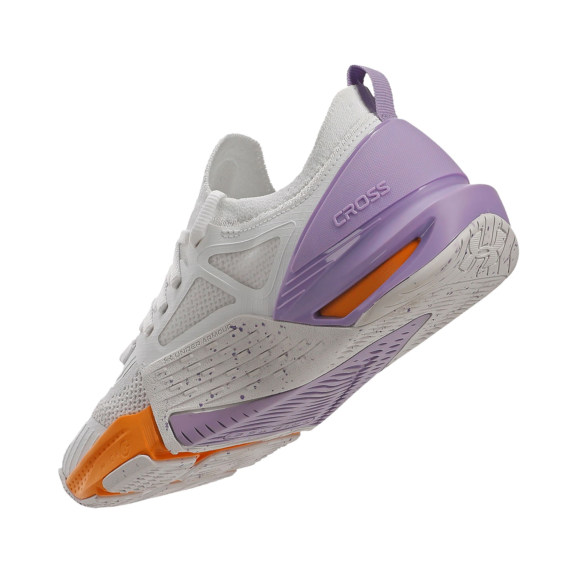 Tênis de Treino Under Armour Tribase Cross 2 Branco/Roxo/Laranja 5