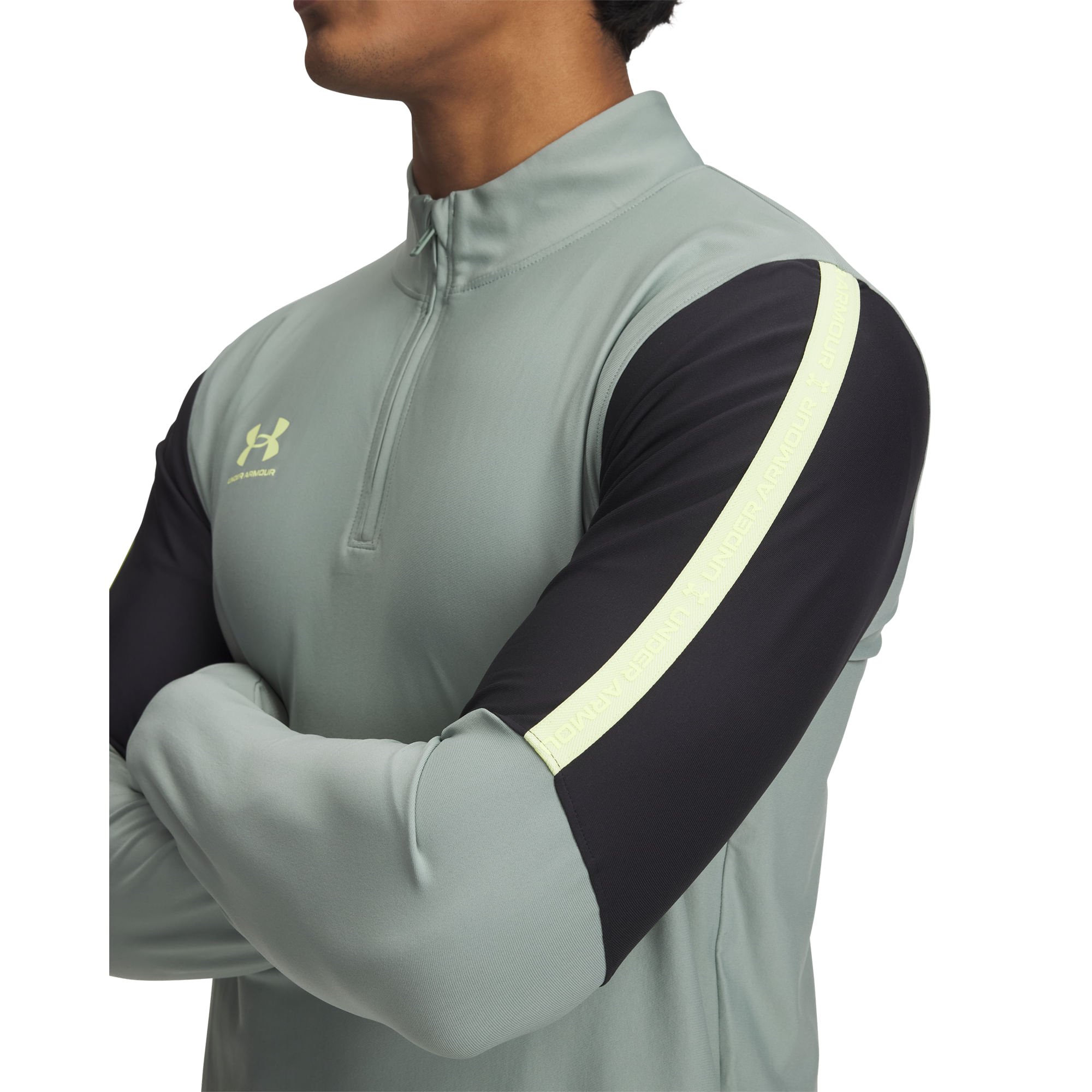 Blusa de Futebol Under Armour Challenger Pro Masculina Cinza 2