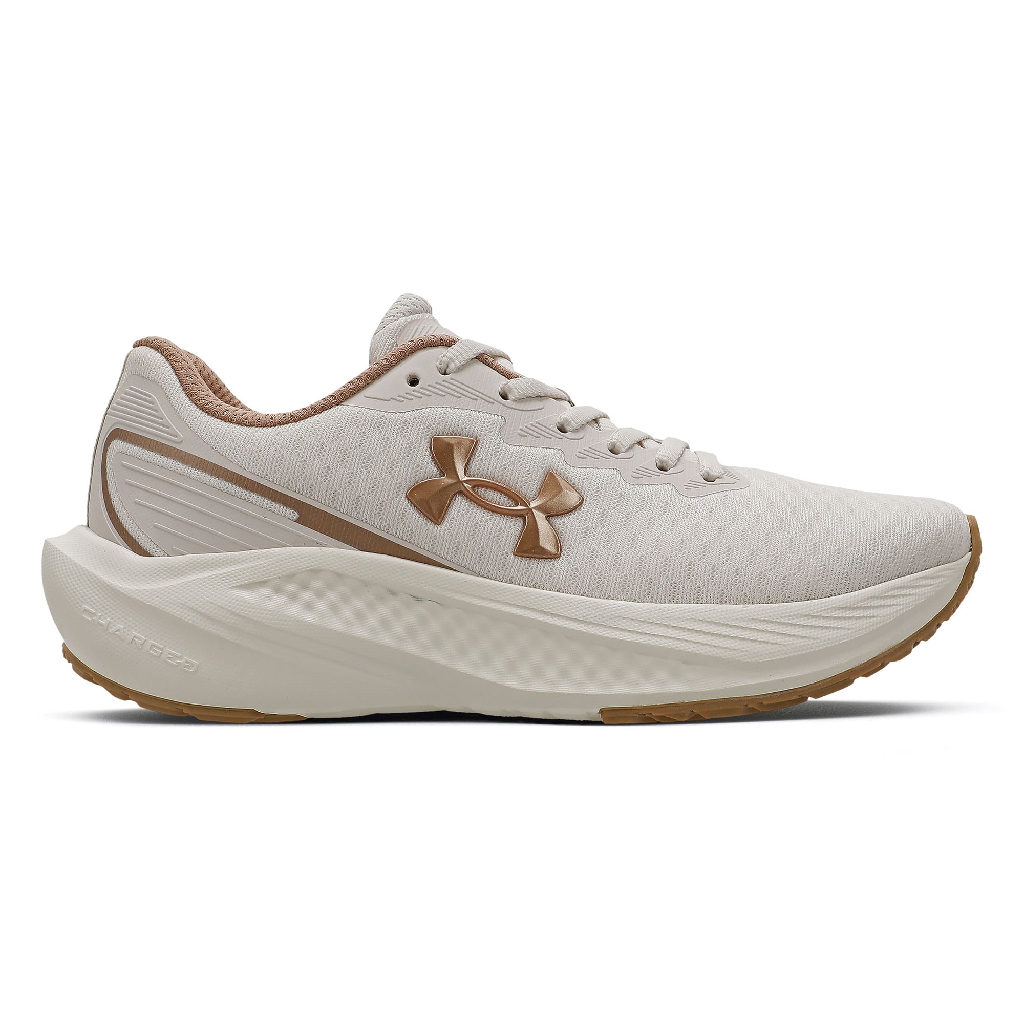 Tênis de Corrida Under Armour Charged Wing 2 Feminino Cinza 1
