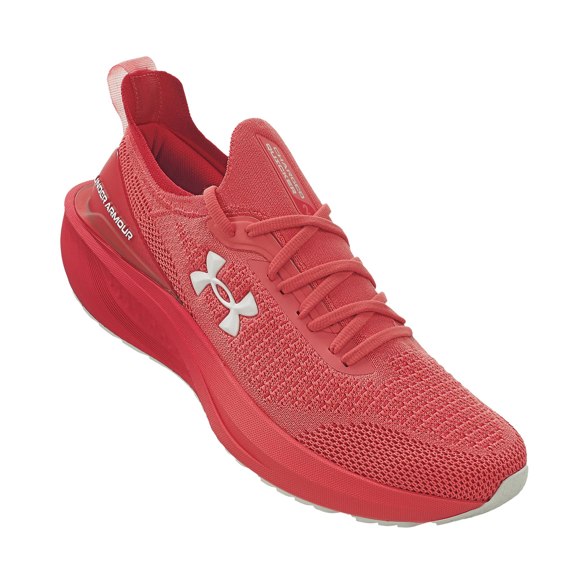 Tênis de Corrida Under Armour Charged Quicker 2 Masculino Vermelho 3