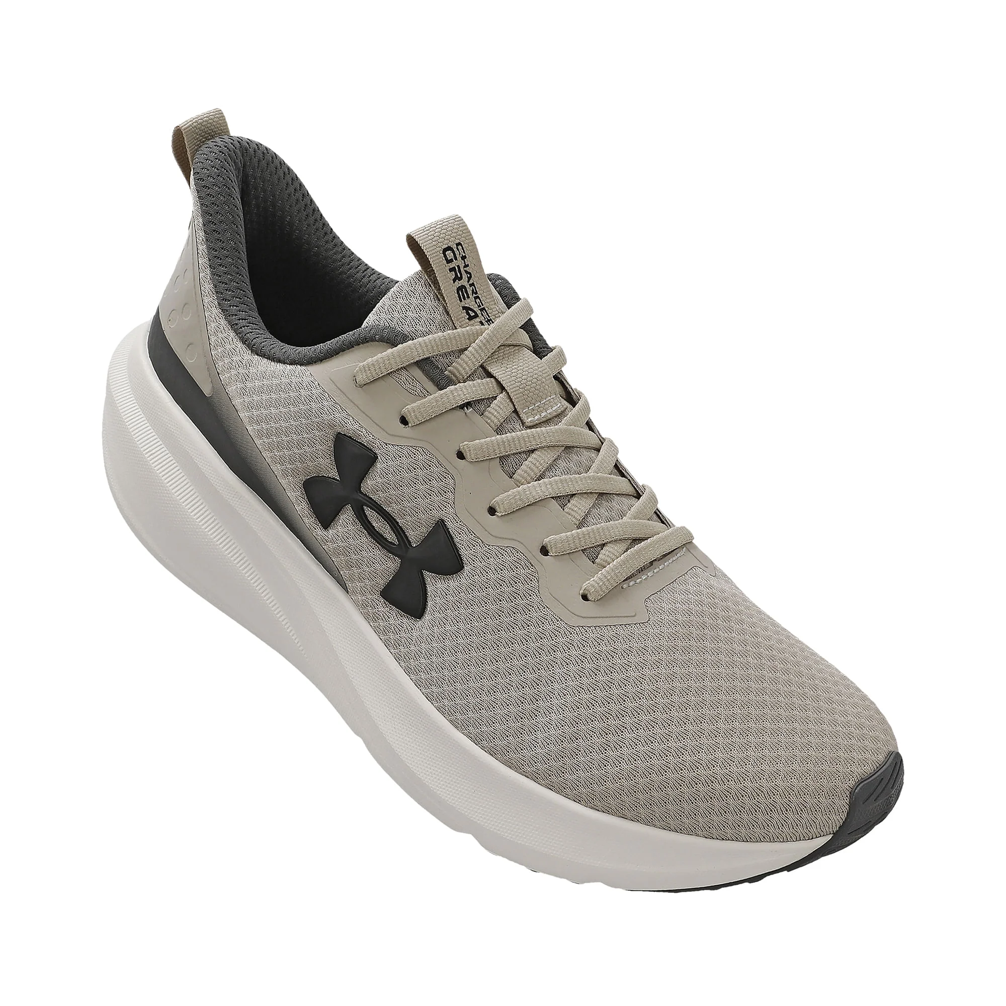 Tênis de Corrida Under Armour Charged Great Masculino Cinza 3