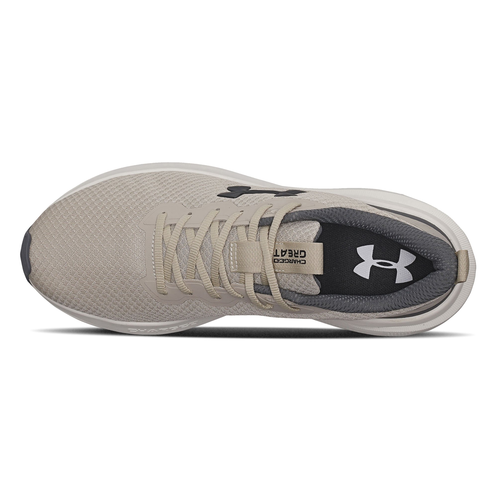 Tênis de Corrida Under Armour Charged Great Masculino Cinza 2