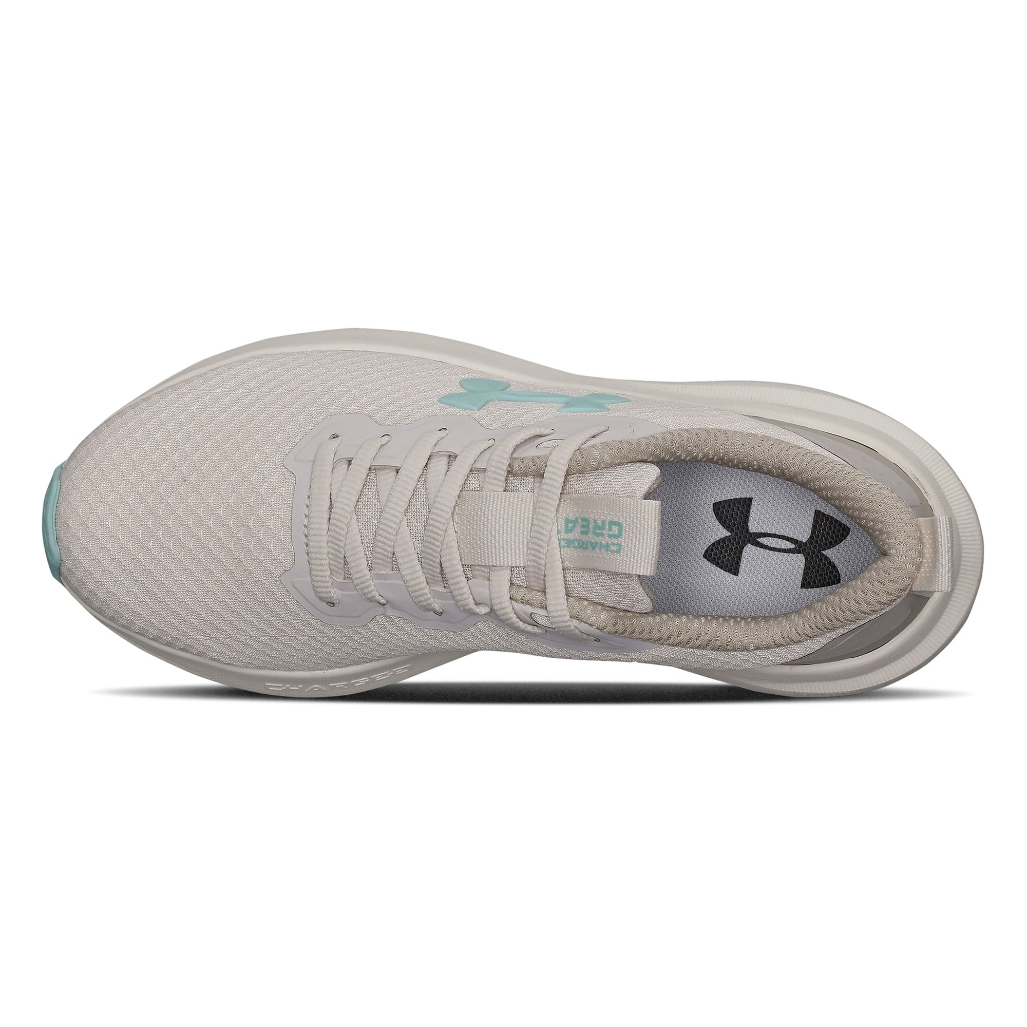 Tênis de Corrida Under Armour Charged Great Feminino Cinza/Verde 2