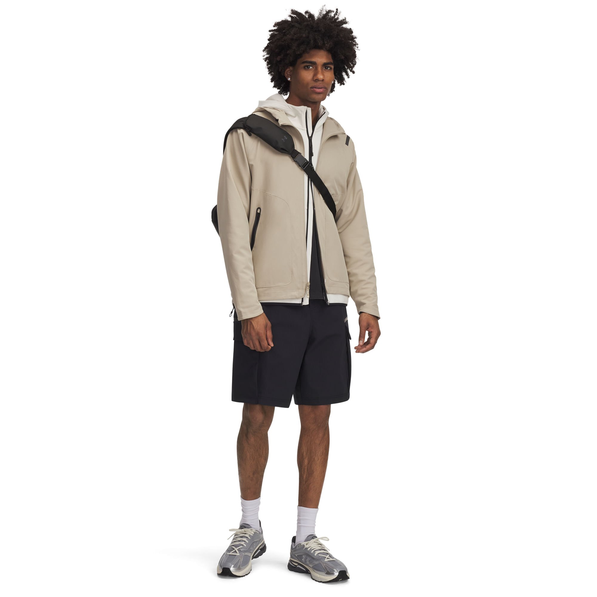 Moletom Sportstyle Under Armour Unstoppable Fleece Masculino Off White 2