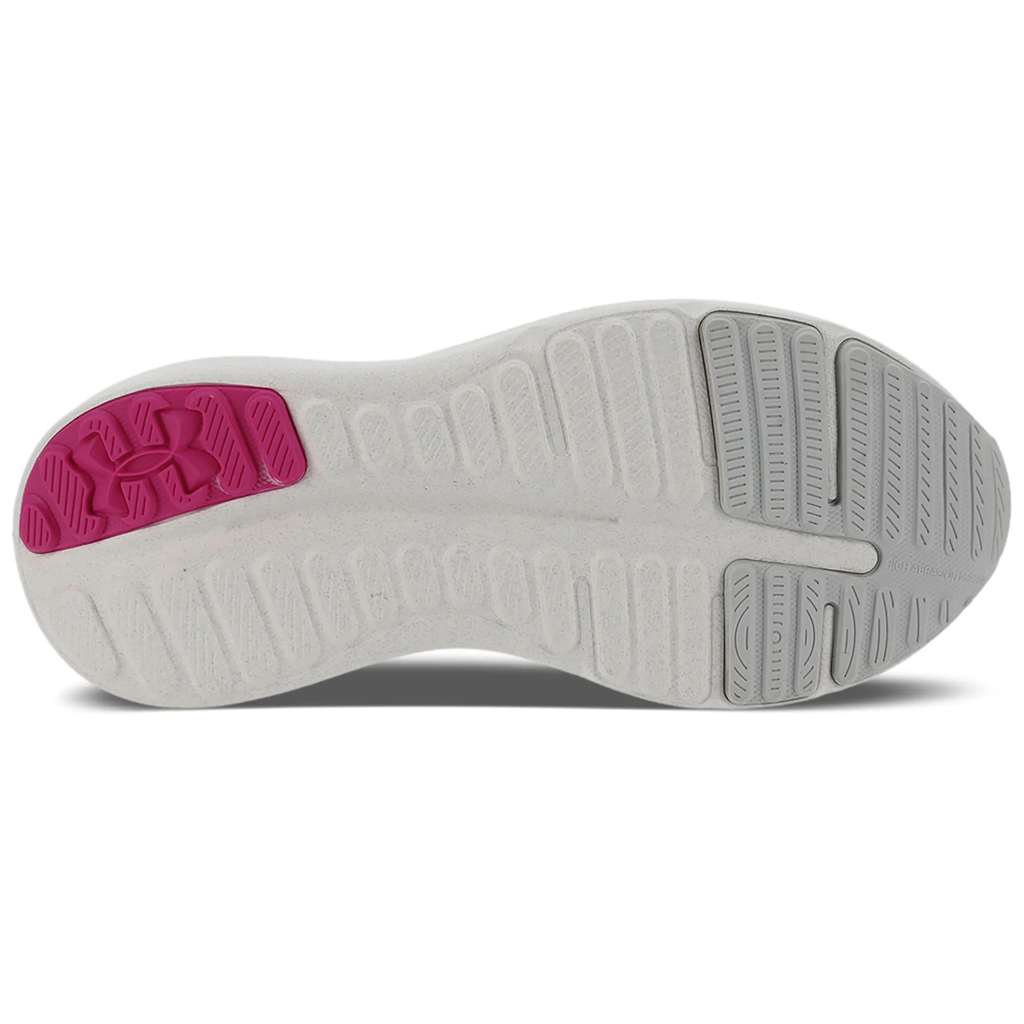 Tênis de Corrida Under Armour Charged Great Feminino Branco/Cinza 4