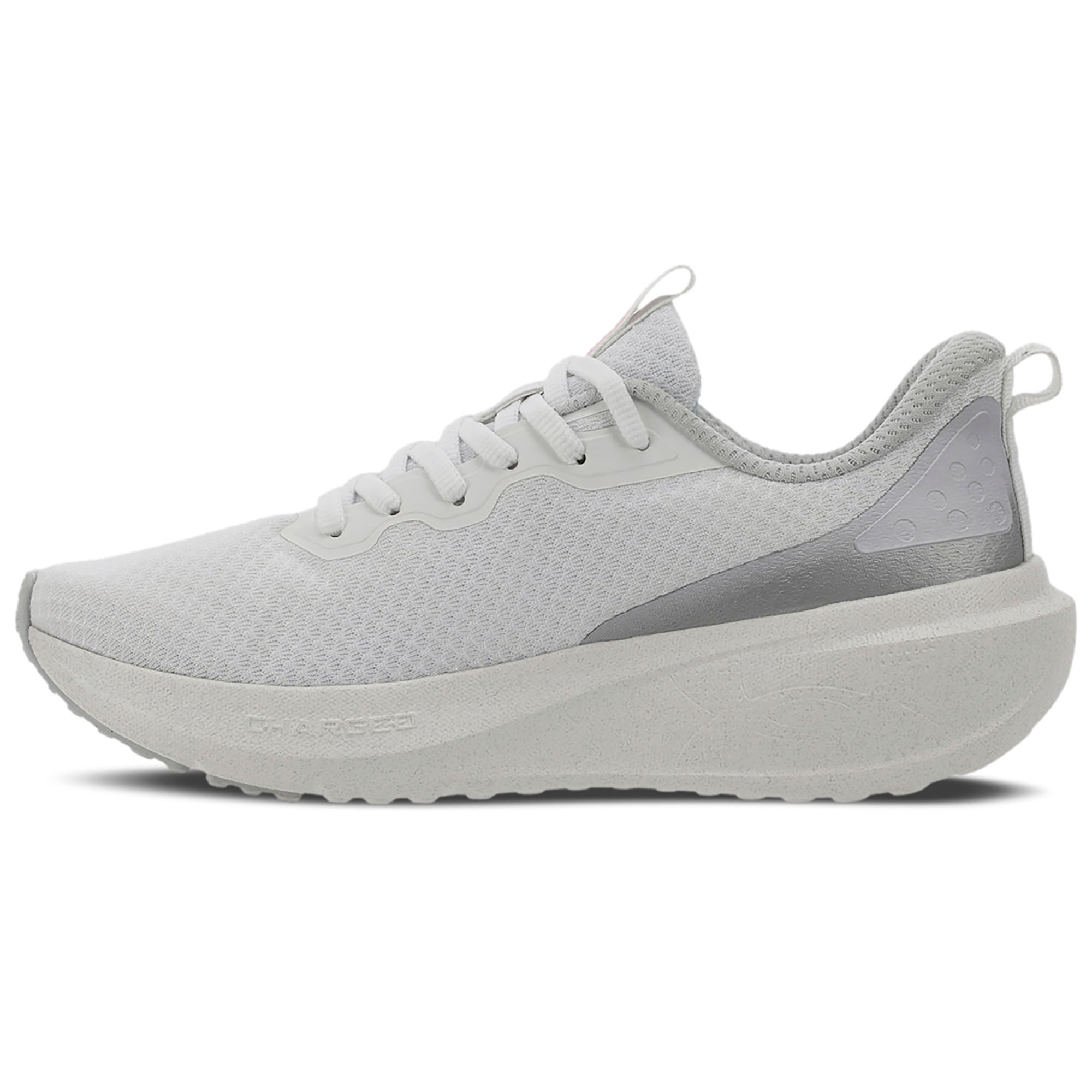Tênis de Corrida Under Armour Charged Great Feminino Branco/Cinza 5
