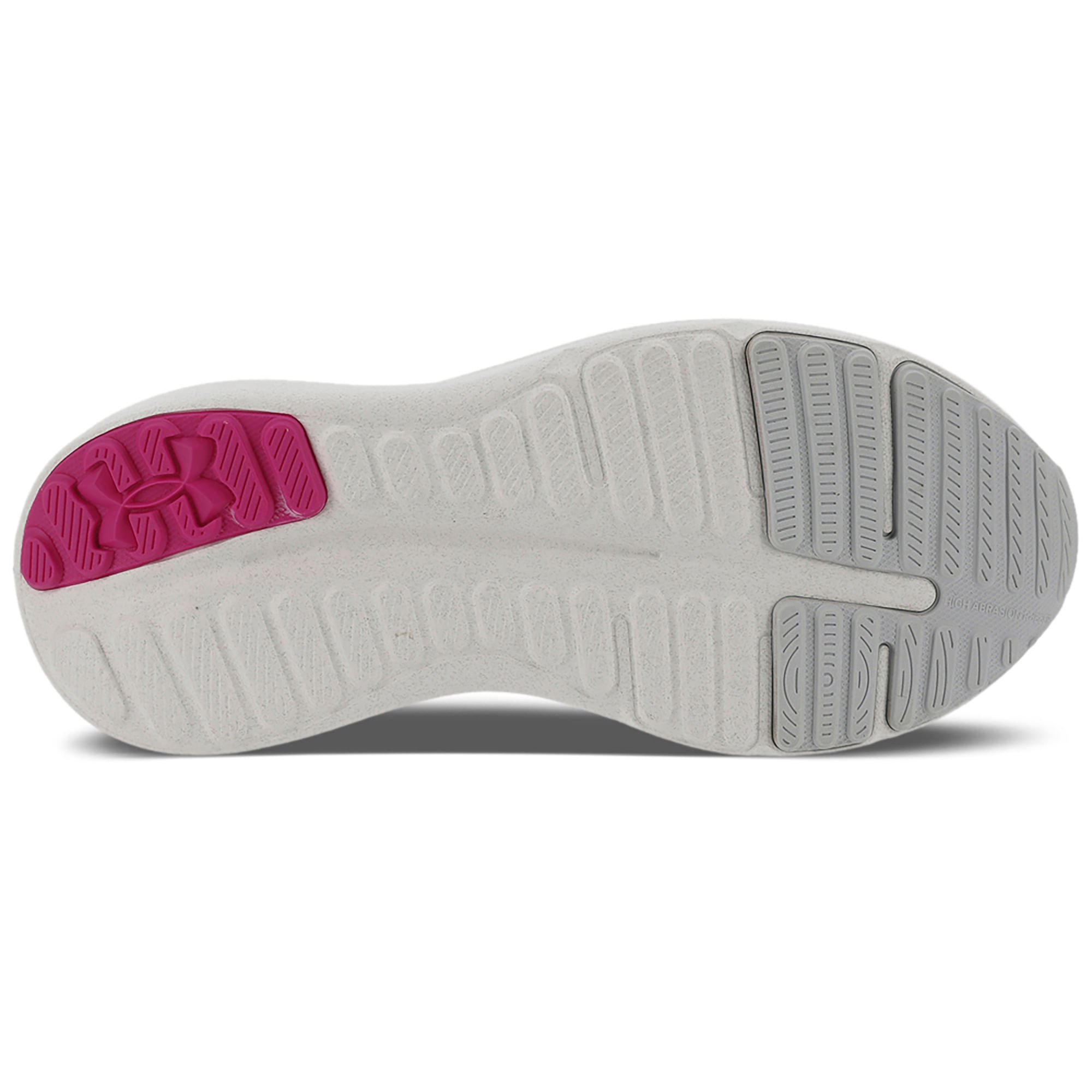Tênis de Corrida Under Armour Charged Great Feminino Branco/Cinza 4