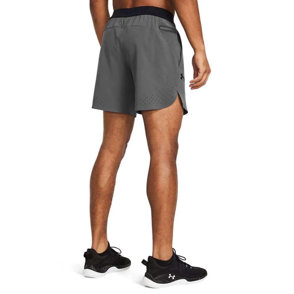 Shorts de Treino Under Armour Vanish Elite Masculino Cinza 2