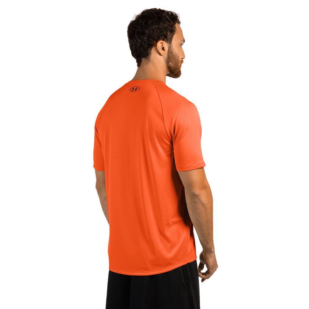Camiseta de Treino Under Armour Velocity Tee 2.0 Masculina Laranja 2