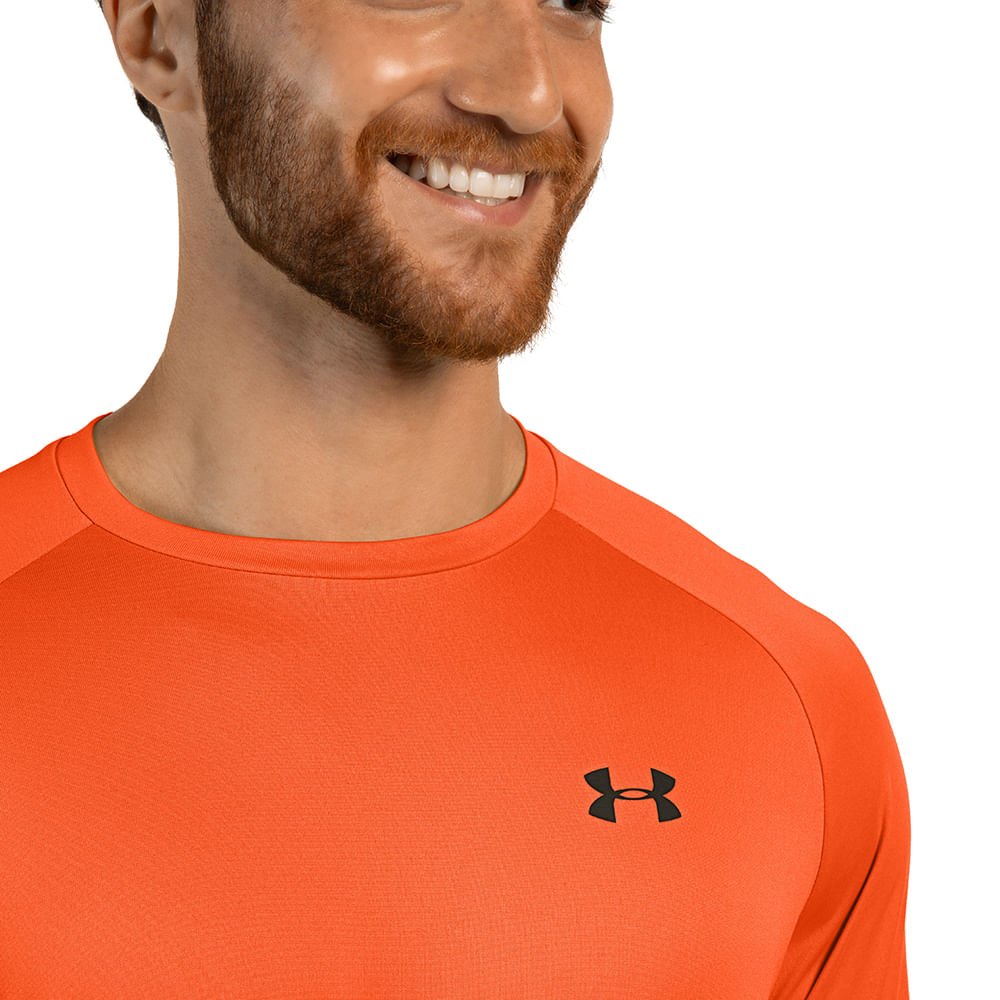 Camiseta de Treino Under Armour Velocity Tee 2.0 Masculina Laranja 6
