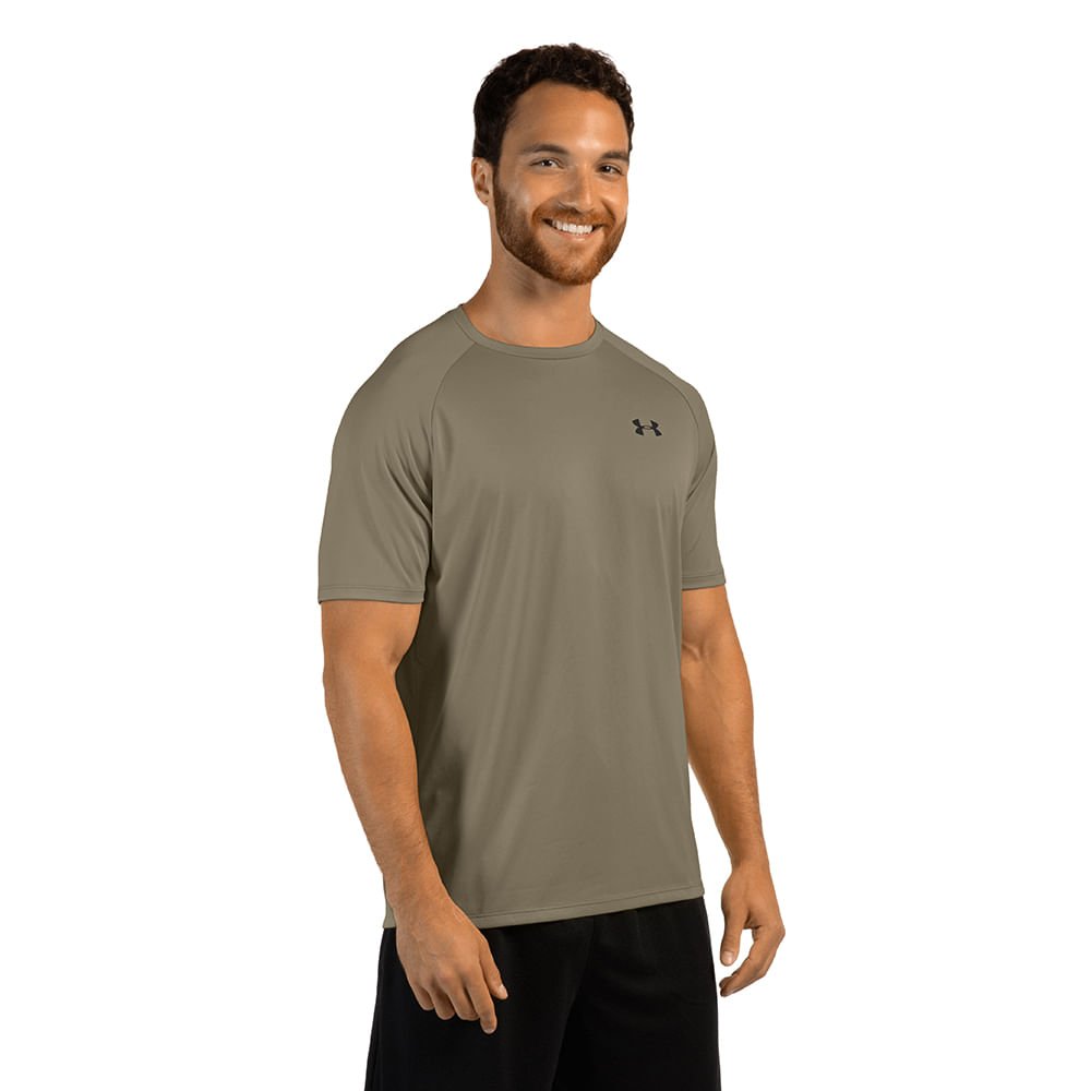 Camiseta de Treino Under Armour Velocity Tee 2.0 Masculina Cinza 2