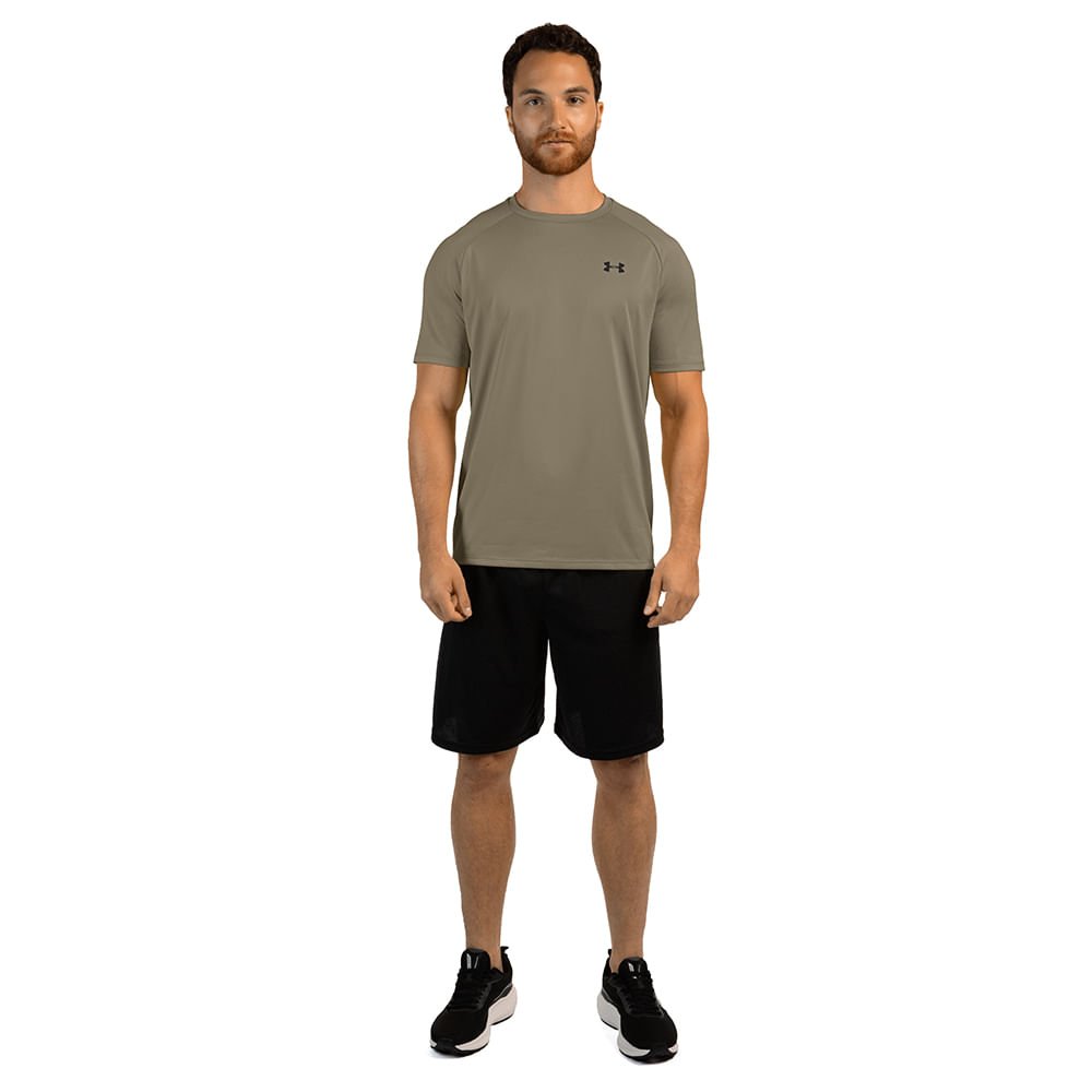 Camiseta de Treino Under Armour Velocity Tee 2.0 Masculina Cinza 4