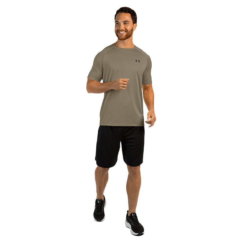 Camiseta de Treino Under Armour Velocity Tee 2.0 Masculina Cinza 5