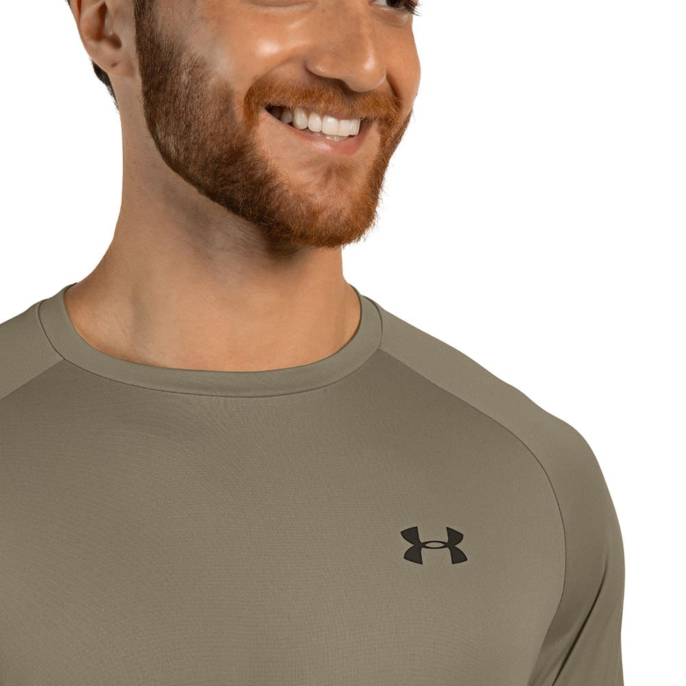 Camiseta de Treino Under Armour Velocity Tee 2.0 Masculina Cinza 6