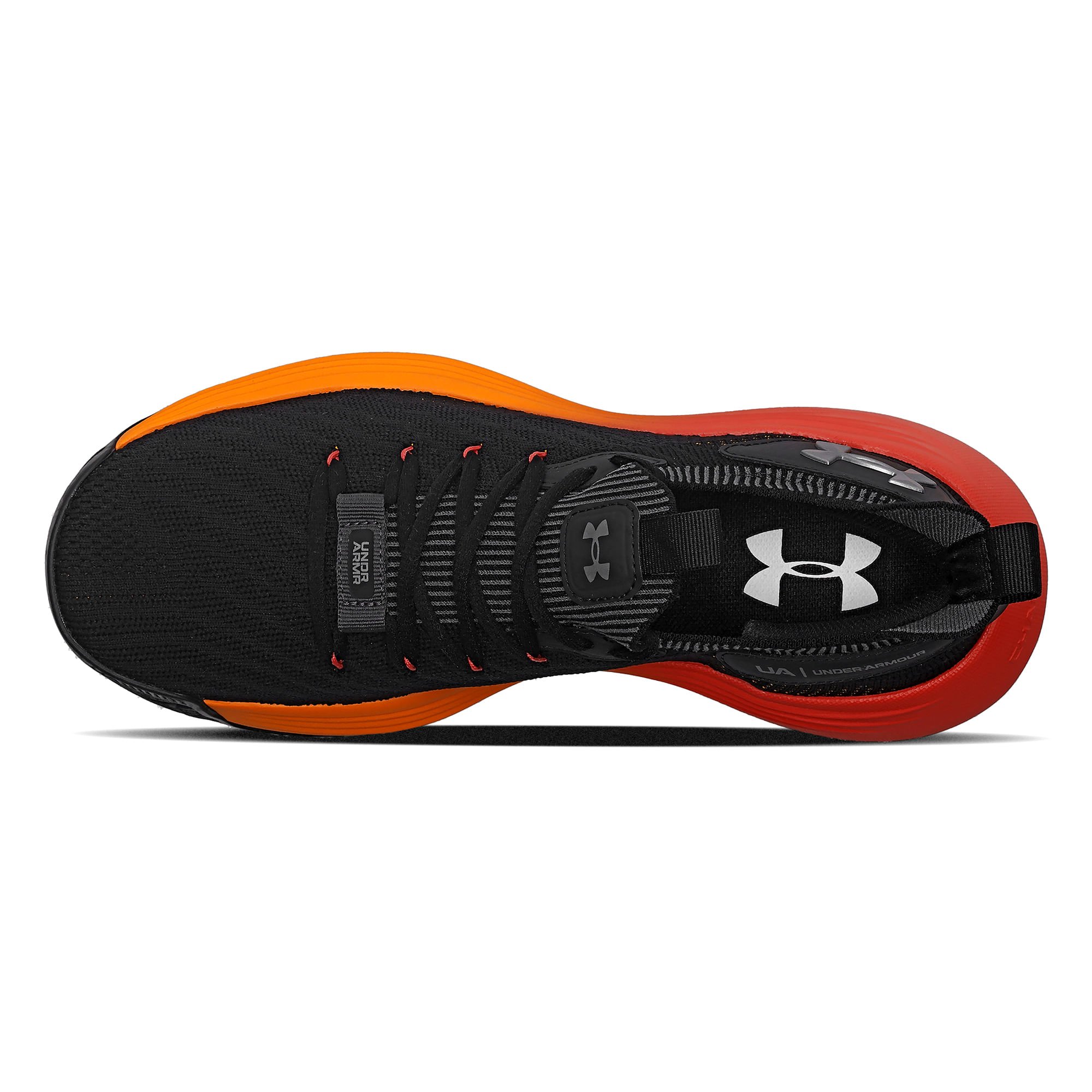 Tênis de Basquete Under Armour Hooper Masculino Preto/Laranja 3