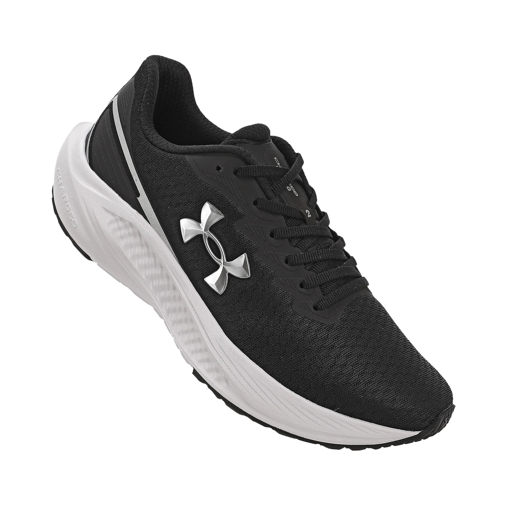 Tênis de Corrida Under Armour Charged Wing 2 Masculino Preto 3