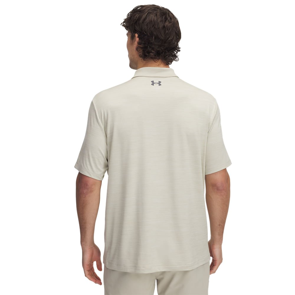 Polo Masculina Under Armour Performance 3.0 Bege 2