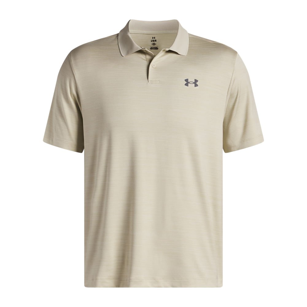 Polo Masculina Under Armour Performance 3.0 Bege 3