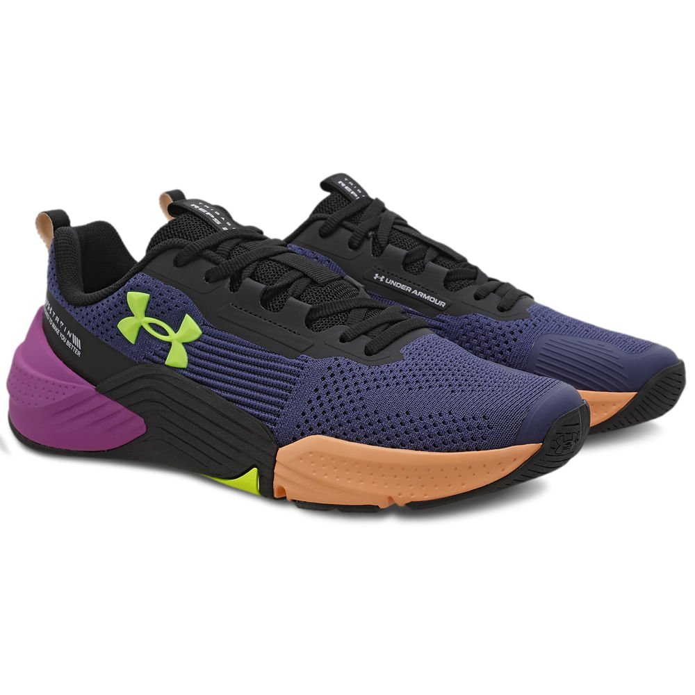 Tênis de Treino Under Armour Tribase Reps 2 Preto/Roxo 3