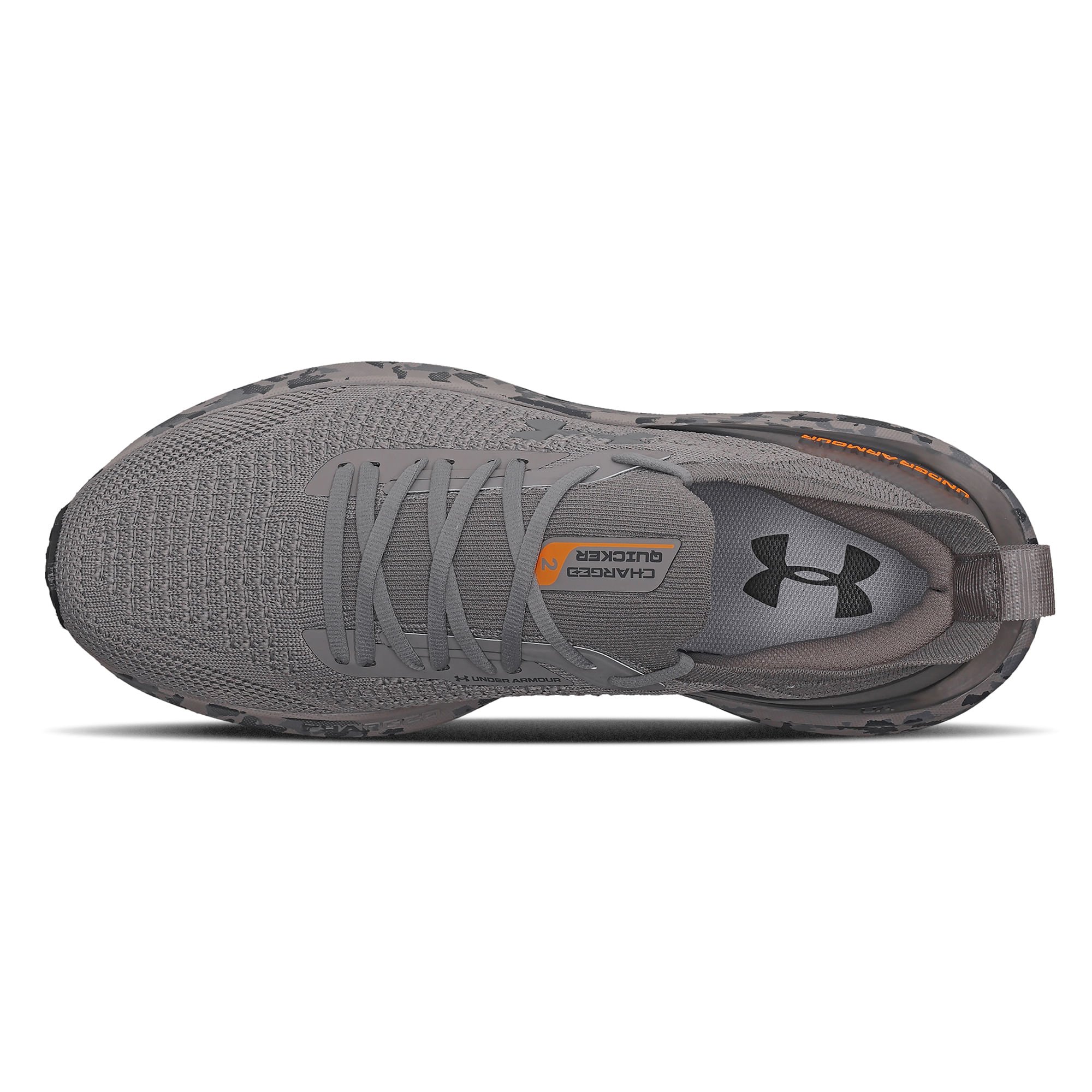 Tênis de Corrida Under Armour Charged Quicker 2 Masculino Cinza 2