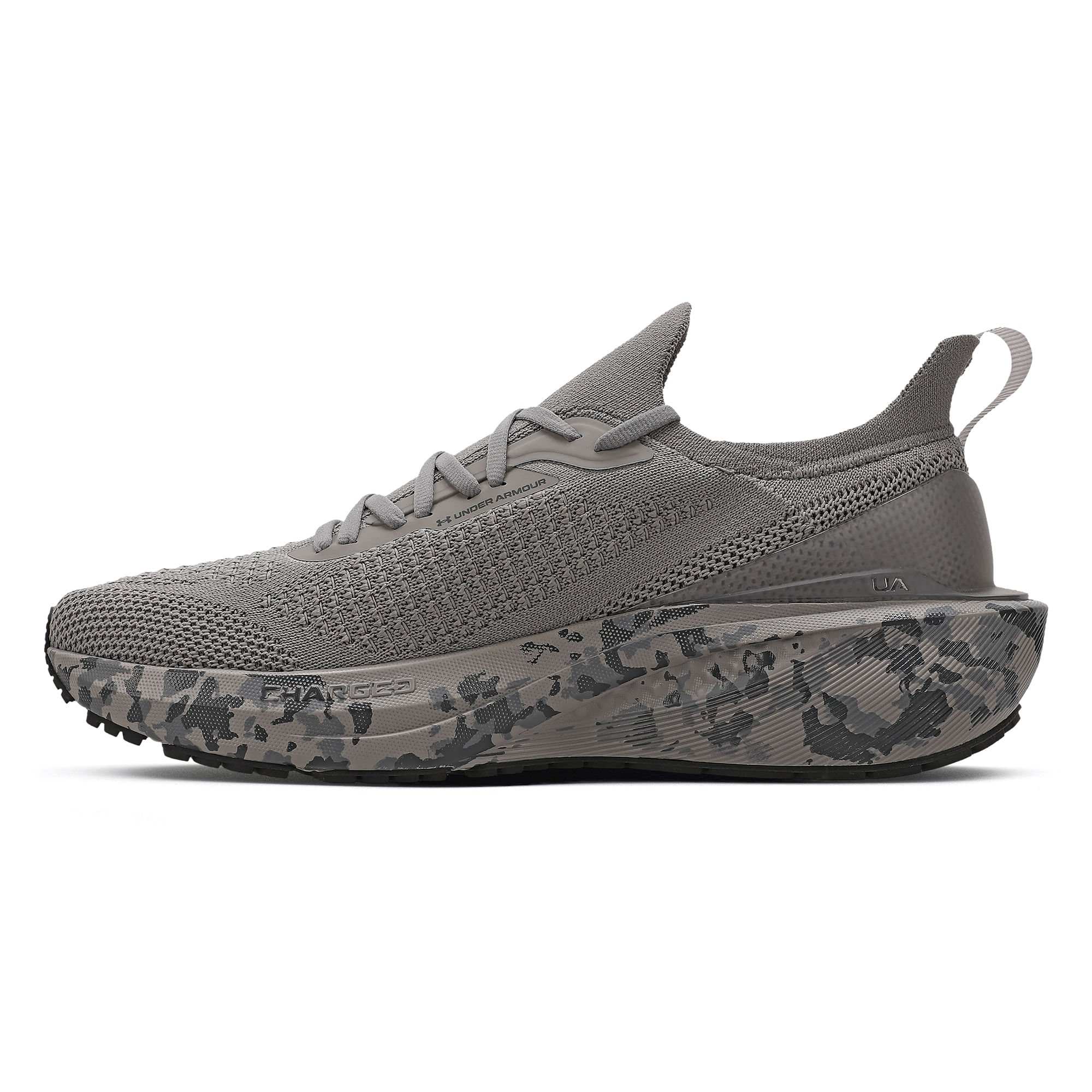 Tênis de Corrida Under Armour Charged Quicker 2 Masculino Cinza 4