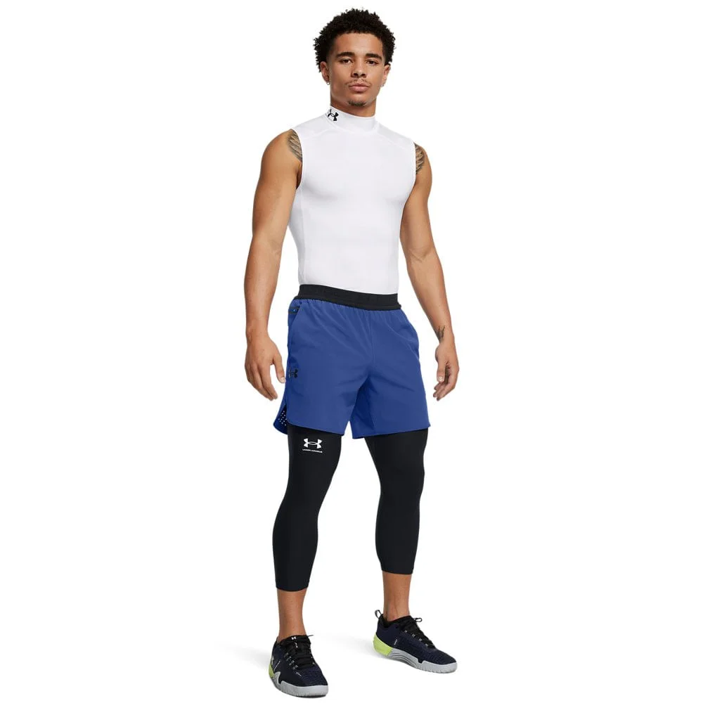 Regata de Treino Masculina Under Armour HeatGear Mock Branco 2