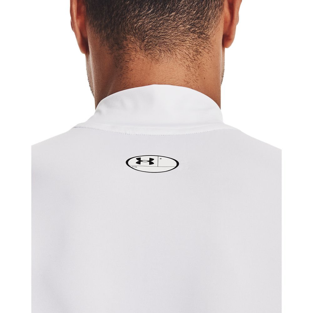 Regata de Treino Masculina Under Armour HeatGear Mock Branco 4